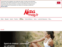 Tablet Screenshot of maxi-mag.fr